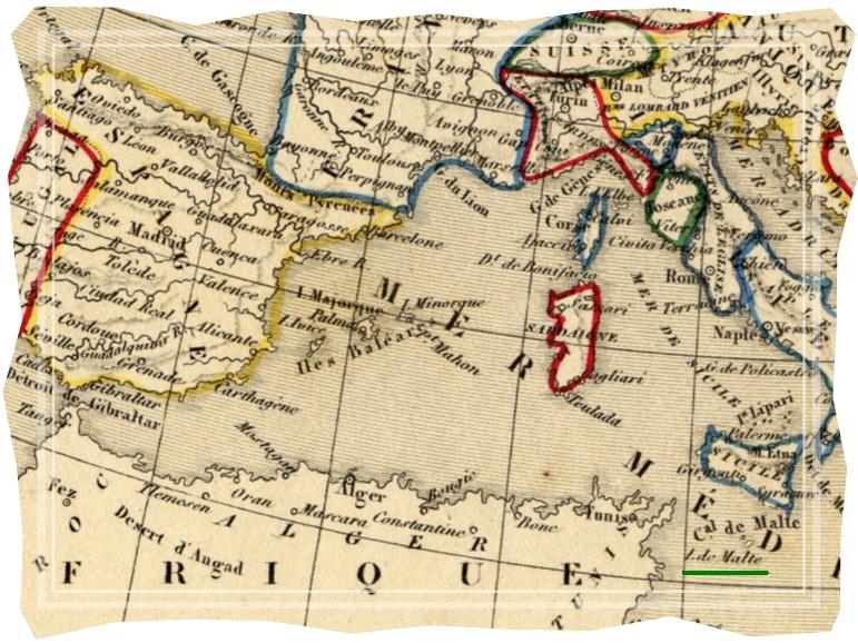 Carte du sud de l'Europe Carte du sud de l'Europe